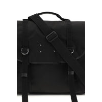 Margiela Black Calf Leather Bos Taurus Shoulder Bag