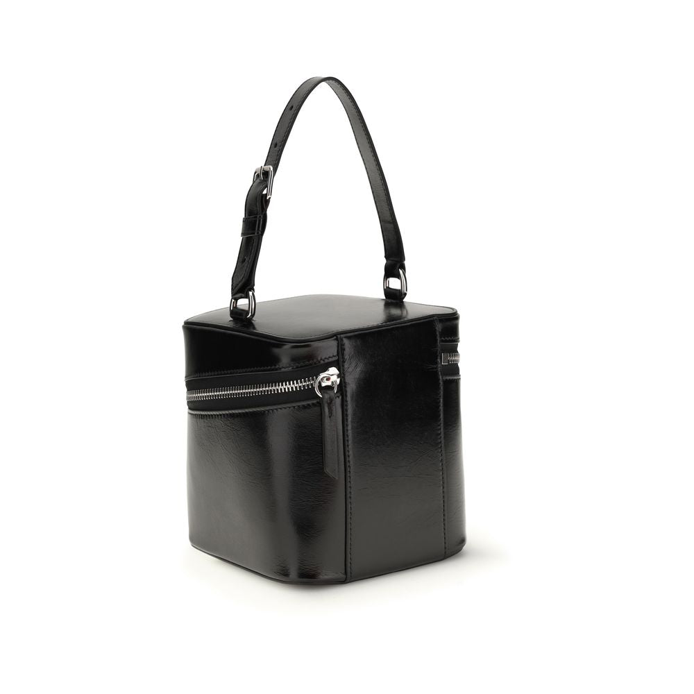 Margiela Black Calf Leather Bos Taurus Shoulder Bag