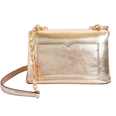 Michael Kors Gold Leather Shoulder Bag