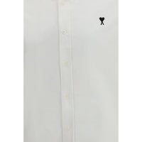 Ami Paris White Cotton Dress Shirt
