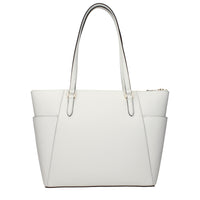 Michael Kors White Leather Shoulder Bag