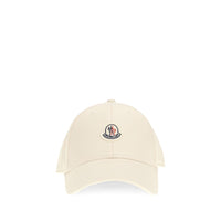 Moncler Beige Cotton Cap (Baseball Hat)