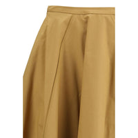 Forte_Forte Beige Cotton Long Skirt