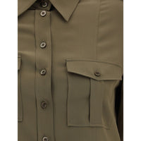 Tom Ford Bicolor Silk Dress Shirt