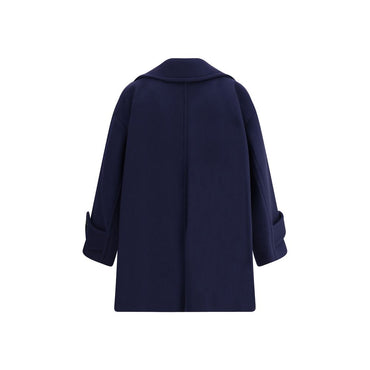 Chloé Blue Wool Coat