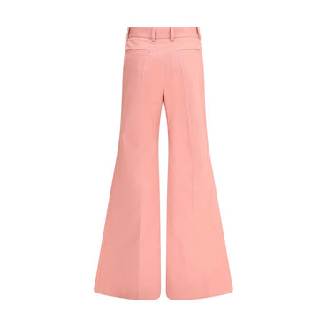 Chloé Multicolor Cotton Flared Pants