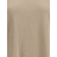 Brunello Cucinelli Beige Nylon T-Shirt
