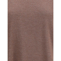 Brunello Cucinelli Brown Nylon T-Shirt