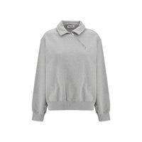 Miu Miu Gray Cotton Sweatshirt
