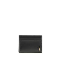 Saint Laurent Black Calf Leather Bos Taurus Wallet