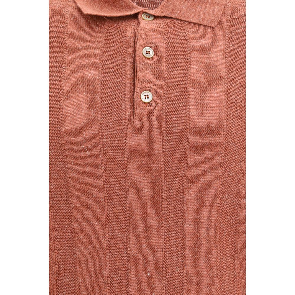 Brunello Cucinelli Orange Linen Sweatshirt