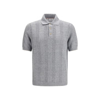 Brunello Cucinelli Gray Linen Dress Shirt