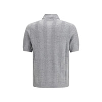 Brunello Cucinelli Gray Linen Dress Shirt