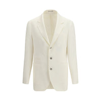 Brunello Cucinelli White Linen Blazer