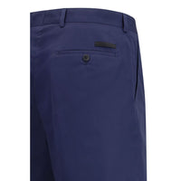 Prada Blue Cotton Shorts
