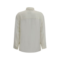 Khaite White Silk Dress Shirt