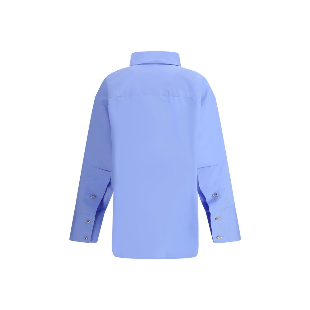 Darkpark Blue Cotton Dress Shirt