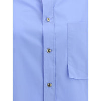 Darkpark Blue Cotton Dress Shirt