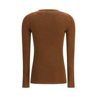 Prada Brown Fleece Wool Cardigan