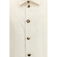 Brunello Cucinelli White Silk Shell Jacket