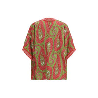 Etro Multicolor Silk Cloacks