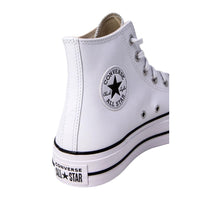 Converse White Polyethylene Platform Sneakers