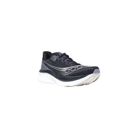 Saucony Black And White Textile Athletic Sneakers