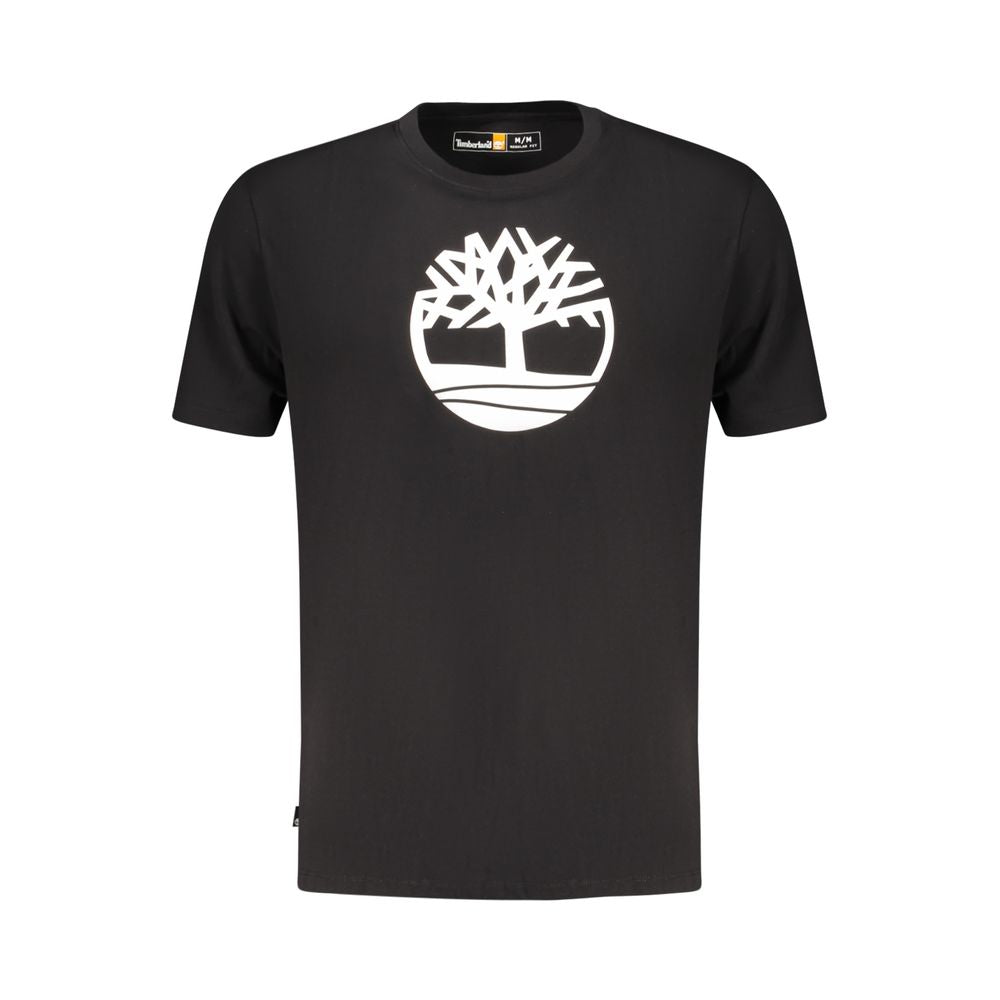 Timberland Black Cotton Mens TShirt