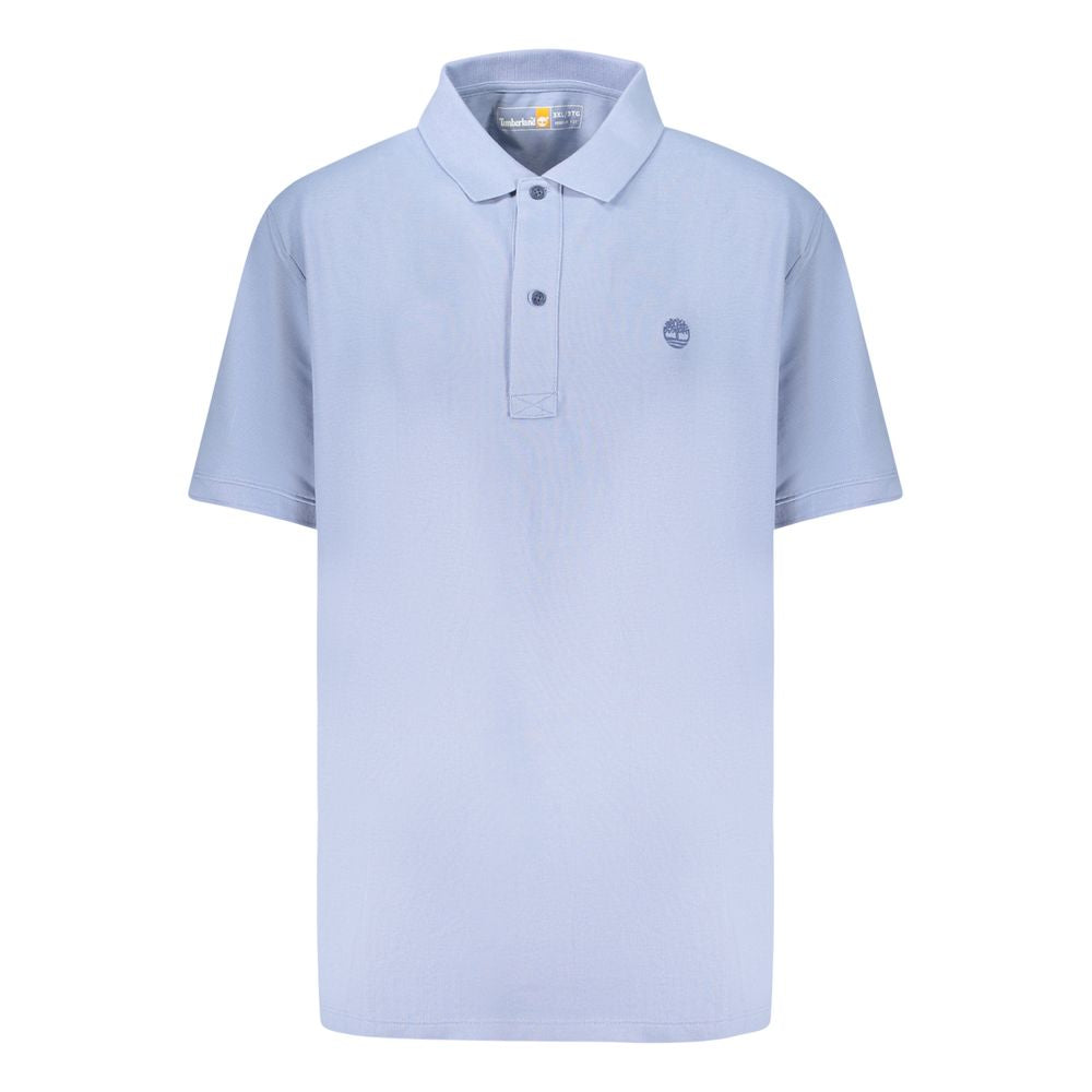 Timberland Azzurro Cotton Mens Polo Shirt
