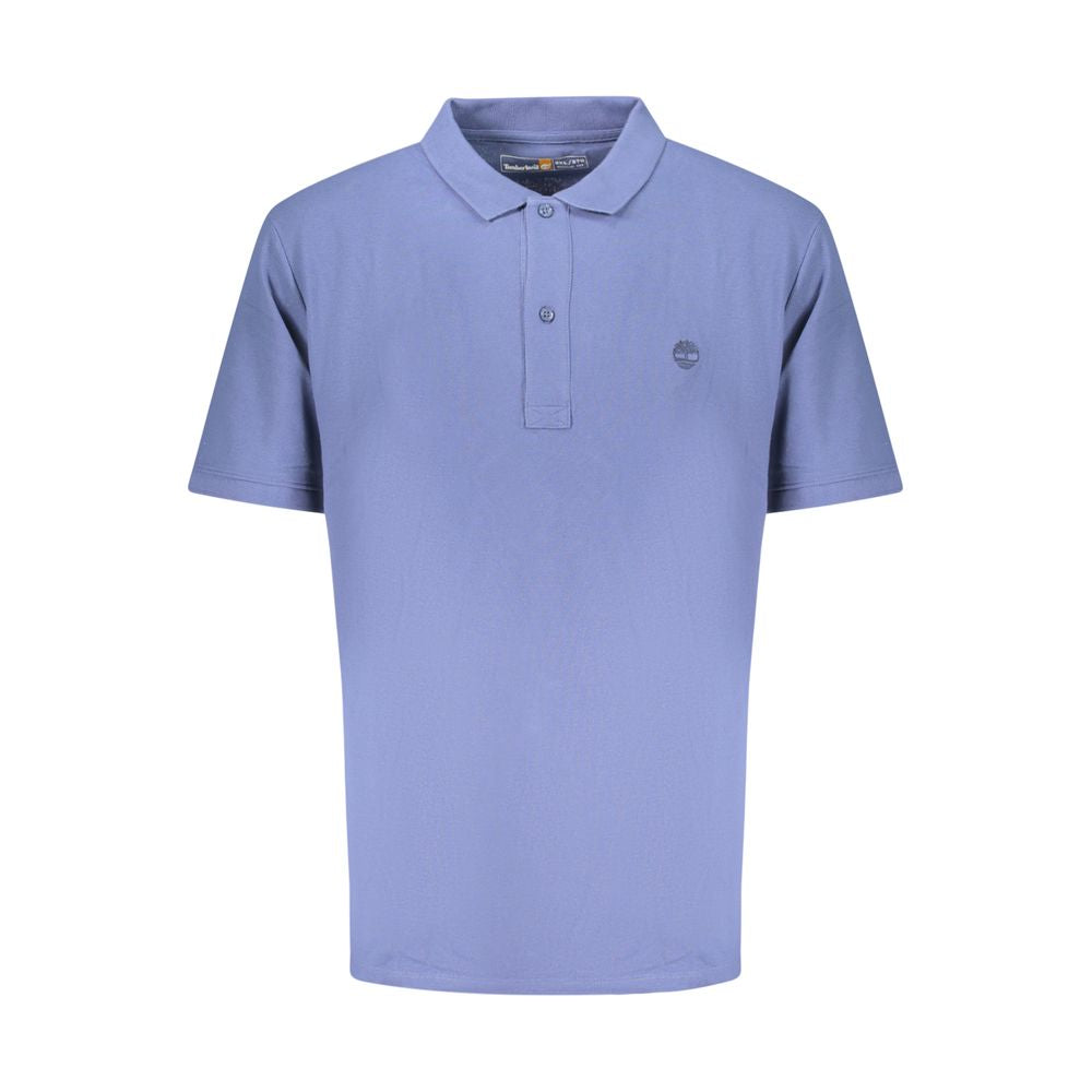 Timberland Blu Cotton Men Polo
