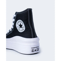 Converse Black Cotton Platform Sneakers