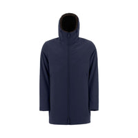Herno Blue Polyamide Coat