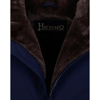 Herno Blue Polyamide Coat