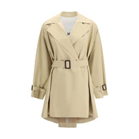 Max Mara Beige Cotton Trench Coat