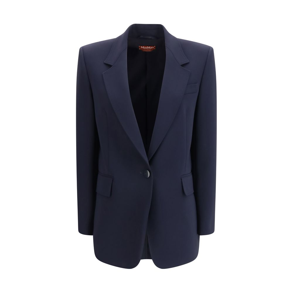 Max Mara Blue Triacetate Blazer