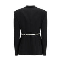 Max Mara Black Triacetate Coat