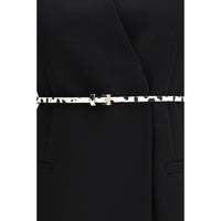 Max Mara Black Triacetate Coat