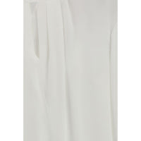 Max Mara White Triacetate Blouse