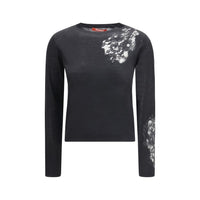 Max Mara Black Silk Sweatshirt