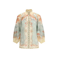 Zimmermann Multicolor Ramie Blouse