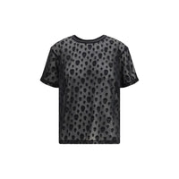 Alexander McQueen Black Polyamide T-Shirt
