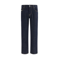 Diesel Black Cotton Slim Fit Jeans