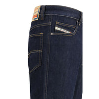 Diesel Black Cotton Slim Fit Jeans