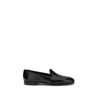 Church's Black Calf Leather Bos Taurus Slip-On Loafers