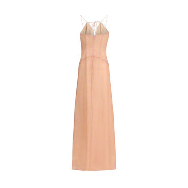 Kristina Ti Multicolor Silk Casual Dress