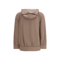 Brunello Cucinelli Brown Silk Sweatshirt
