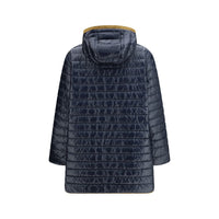 Herno Blue Polyamide Coat