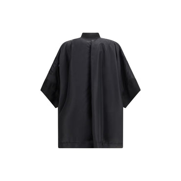 MM6 Black Polyamide Cloacks