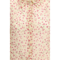 Kristina Ti Multicolor Ramie Casual Dress