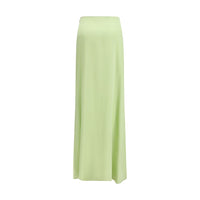 Kristina Ti Bicolor Silk Long Skirt